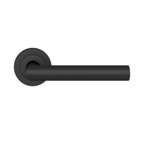 Karcher ER28 OS 83 Rhodos Lever on Round Rose - Cosmo Black  Image 1