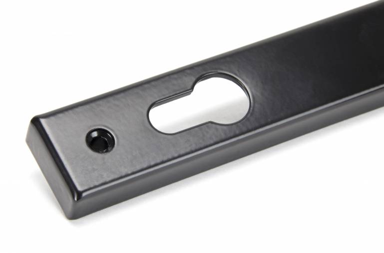 Black Monkeytail Slimline Lever Espag. Lock Set - LH Image 8