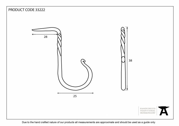 Beeswax Cup Hook - Small Image 2