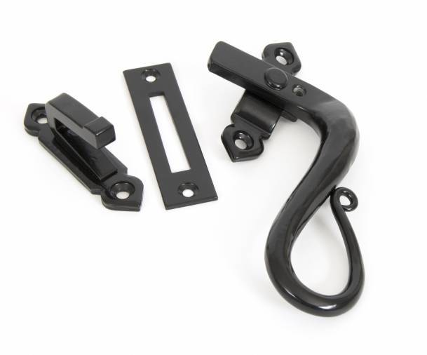 Black Locking Shepherd's Crook Fastener - RH Image 1