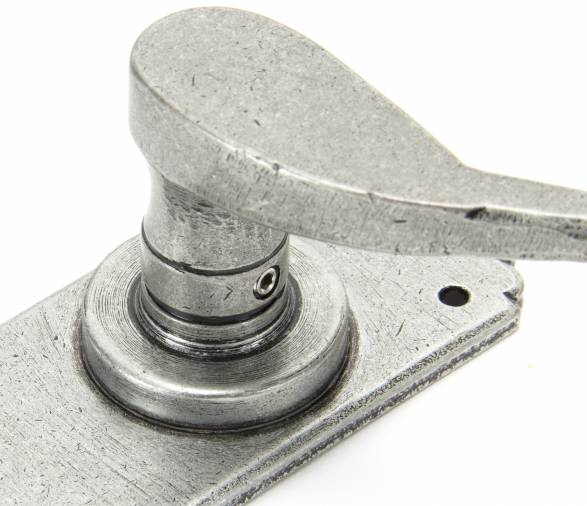 Pewter Monkeytail Lever Lock Set Image 4