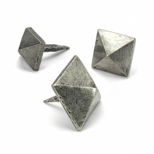 Pewter Pyramid Door Stud - Small Image 2