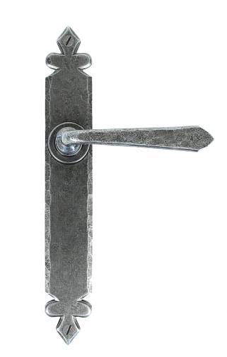 Pewter Cromwell Lever Latch Set Image 1