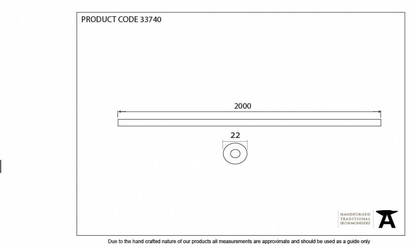 Pewter 2m Curtain Pole Image 2