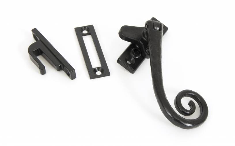 Black Locking Deluxe Monkeytail Fastener - RH Image 1