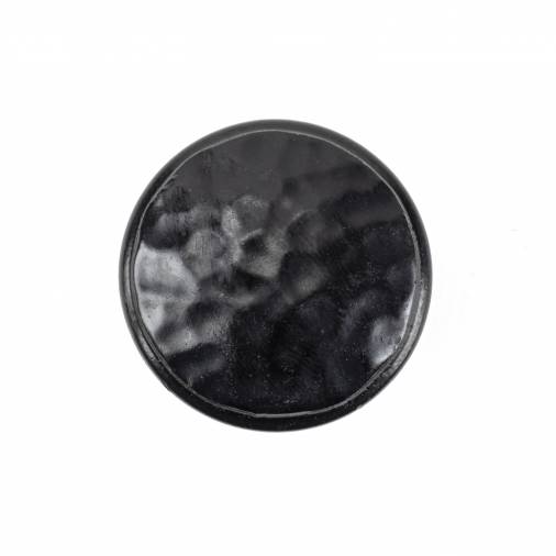 Black Hammered Cabinet Knob - Medium Image 2
