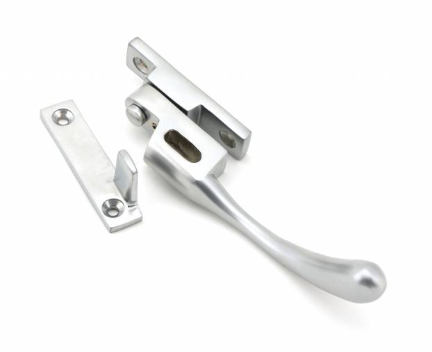 Satin Chrome Night-Vent Locking Peardrop Fastener - RH Image 2