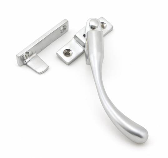 Satin Chrome Night-Vent Locking Peardrop Fastener - RH Image 1