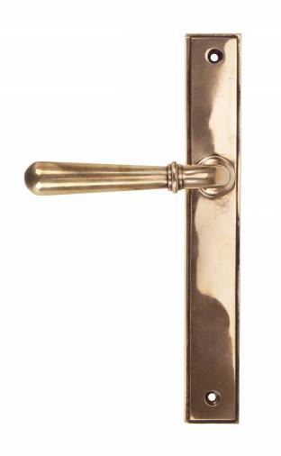 Polished Bronze Newbury Slimline Lever Latch Set Image 1