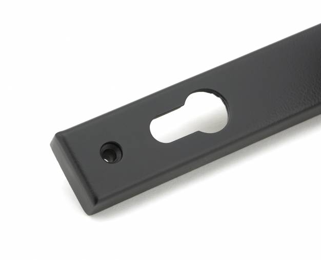 Matt Black Brompton Slimline Lever Espag. Lock Set Image 5