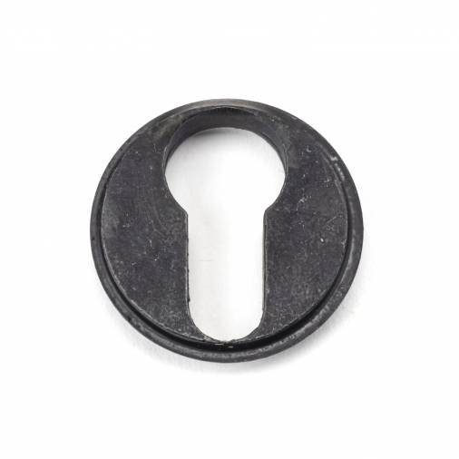 External Beeswax Round Euro Escutcheon (Square Rose) Image 4