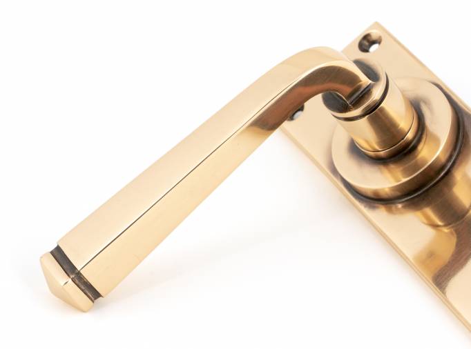 Polished Bronze Avon Lever Lock Set Image 2