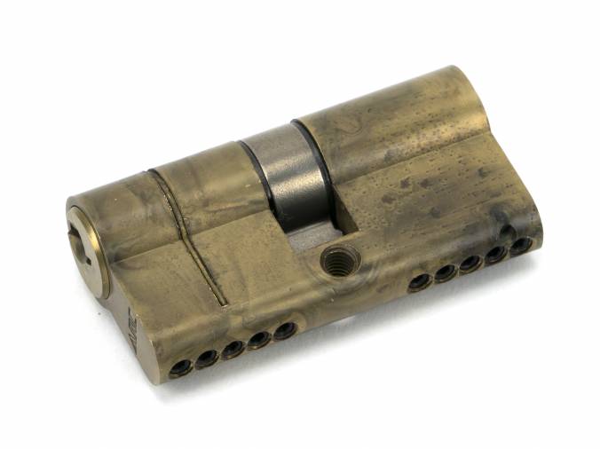 Anvil 45823 Aged Brass 30/30 5-Pin Euro Cylinder KA Image 1
