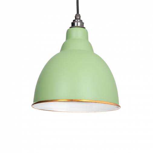 The Brindley Pendant in Sage Green Image 1