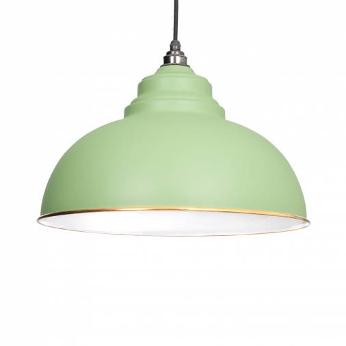 The Harborne Pendant in Sage Green Image 1