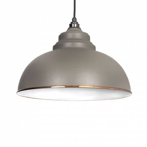 The Harborne Pendant in Warm Grey Image 1