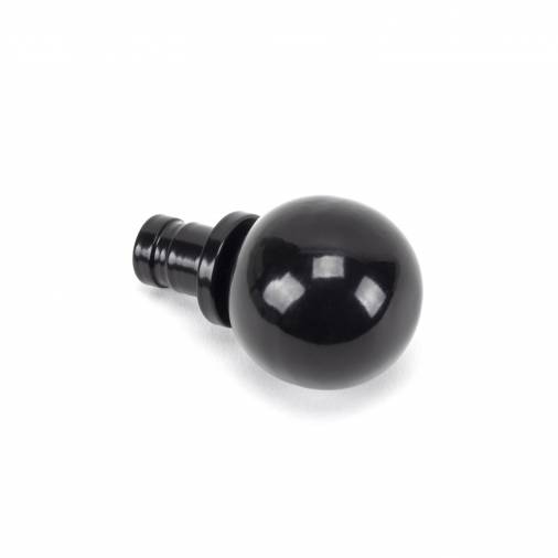 Black Ball Curtain Finial (pair) Image 1