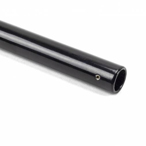 Black 2m Curtain Pole Image 1