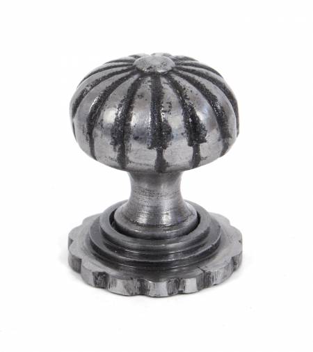 Natural Smooth Flower Cabinet Knob - Large Image 1