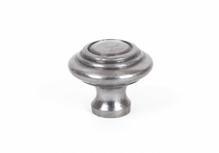 Natural Smooth Ringed Cabinet Knob - Small Image 1