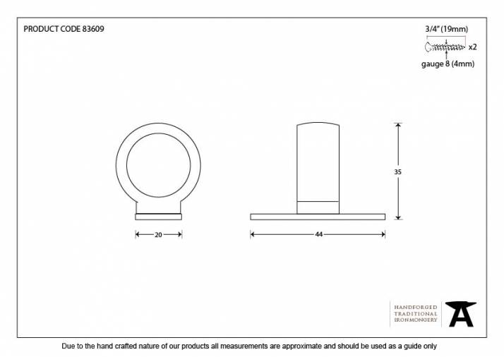 Polished Brass Sash Eye Lift Image 3