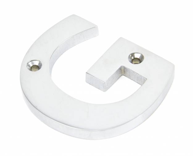 Satin Chrome Letter G Image 1