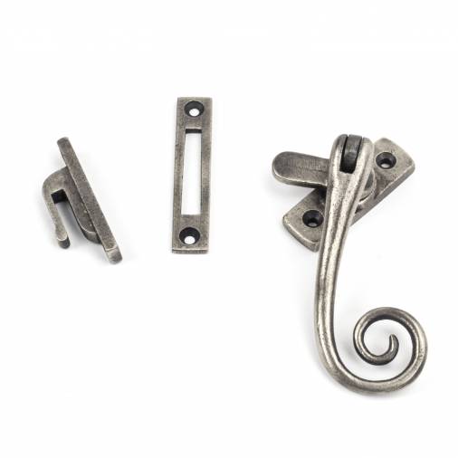 Antique Pewter Monkeytail Fastener Image 1