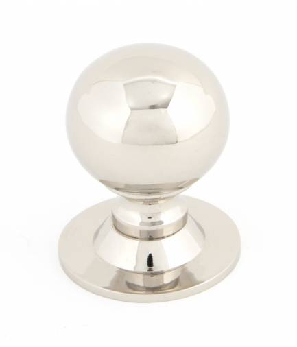 Polished Nickel Ball Cabinet Knob 31mm Image 1