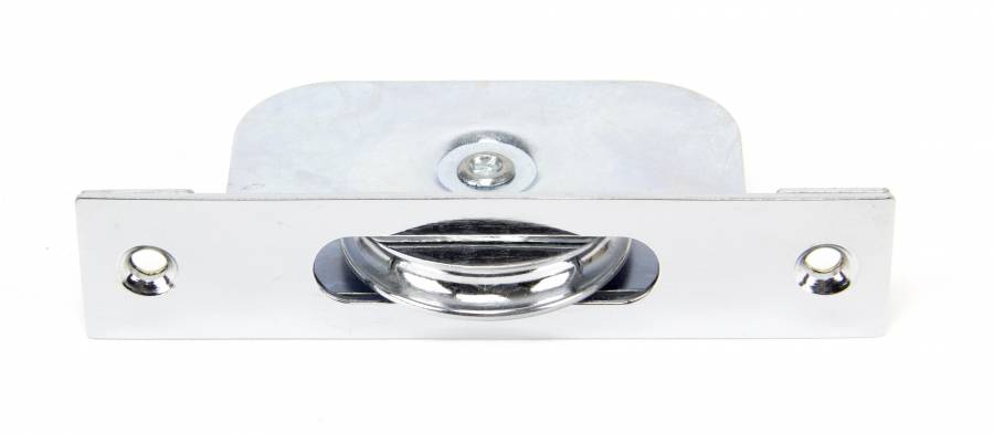 Polished Chrome Square Ended Sash Pulley 75kg Image 2