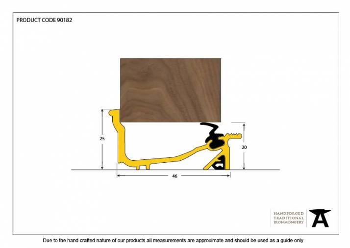 Gold 914mm Macclex Lowline Sill Image 2