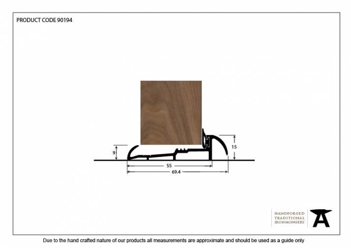 Black 914mm OUM/4 Threshold Image 2