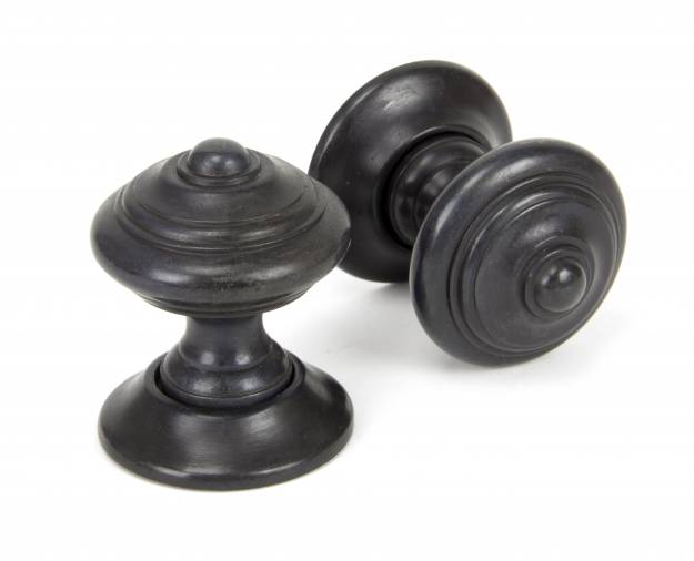 Aged Bronze Elmore Concealed Mortice Knob Set Image 1