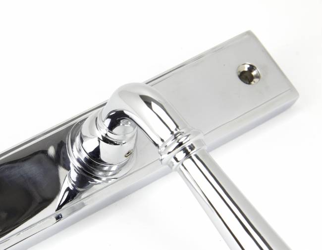 Polished Chrome Newbury Slimline Lever Espag. Lock Set Image 4