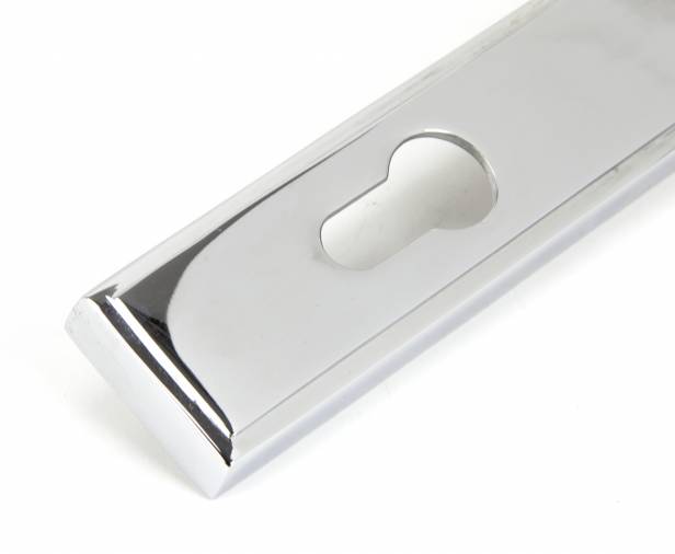 Polished Chrome Newbury Slimline Lever Espag. Lock Set Image 7