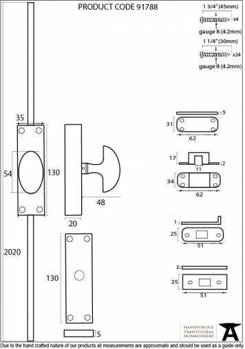 Pewter Cremone Bolt Image 6