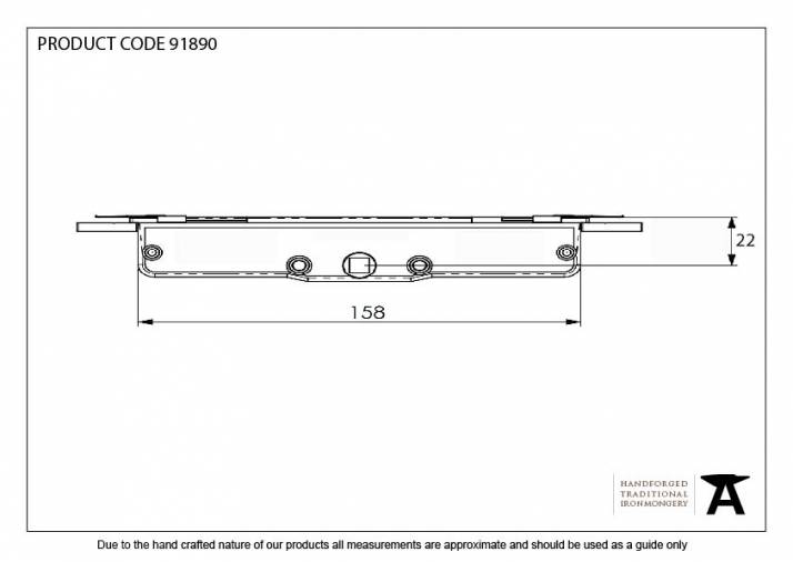 BZP Excal - Gearbox 22mm Backset (No Claws) Image 2