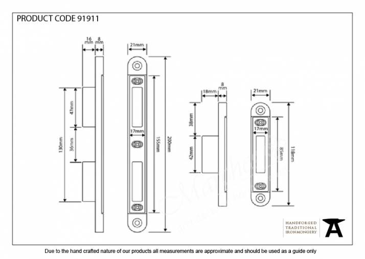 Bright Zinc Plated Espag Plain Keep Set Image 2