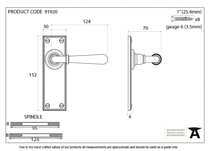 Polished Bronze Newbury Lever Latch Set Image 2