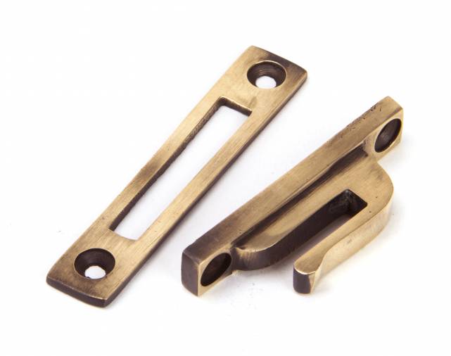 Polished Bronze Locking Reeded Fastener Image 2