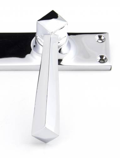 Polished Chrome Straight Lever Bathroom Set Image 4