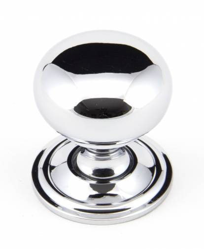 Polished Chrome Mushroom Cabinet Knob 32mm Image 1