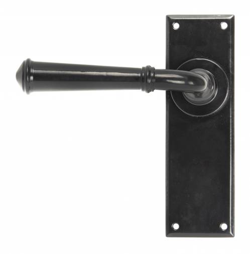 Black Regency Lever Latch Set Image 1