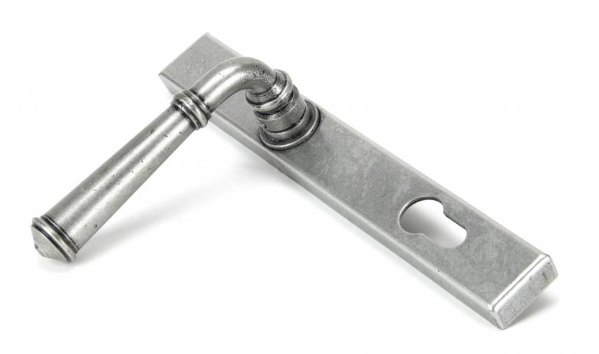 Pewter Regency Slimline Lever Espag. Lock Set Image 3