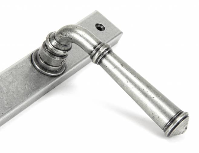 Pewter Regency Slimline Lever Espag. Lock Set Image 4