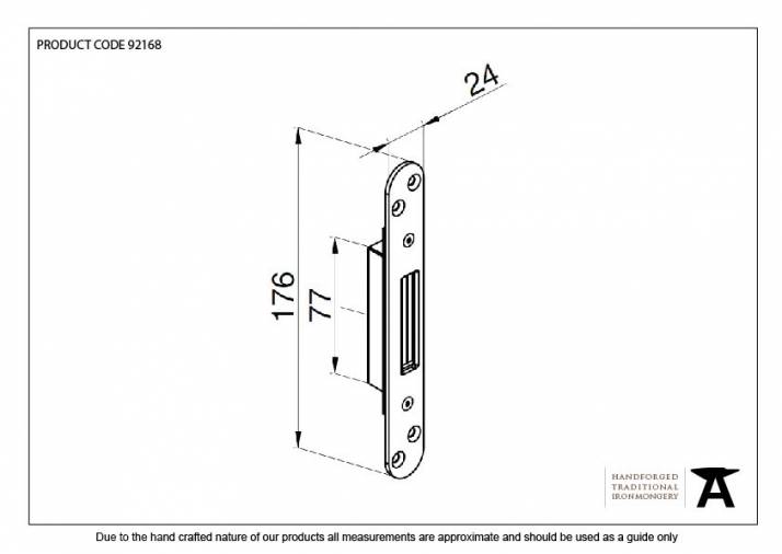 BZP Winkhaus Standard Hook Keep Image 2